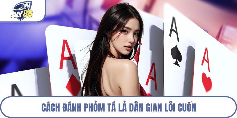 Cách đánh phỏm tá lả dân gian lôi cuốn